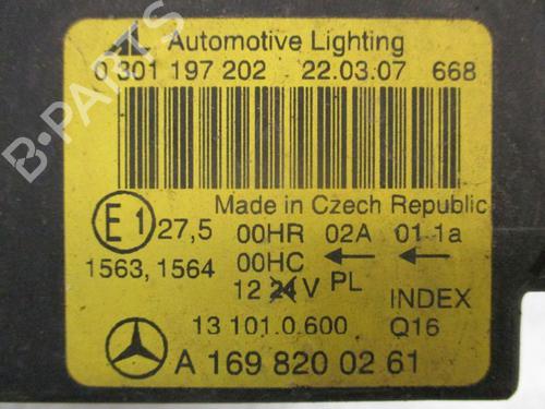 Right headlight MERCEDES-BENZ A-CLASS (W169) A 160 CDI (169.006, 169.306) | BP24963761C29 