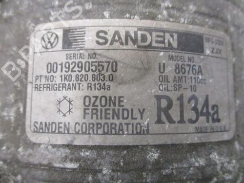 AC compressor VW JETTA III (1K2) 2.0 TDI 16V | BP18803610M34 