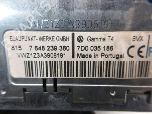 Sistema audio VW TRANSPORTER T4 Bus (70B, 70C, 7DB, 7DK, 70J, 70K, 7DC, 7DJ) 2.5 TDI | BP29095386E6 