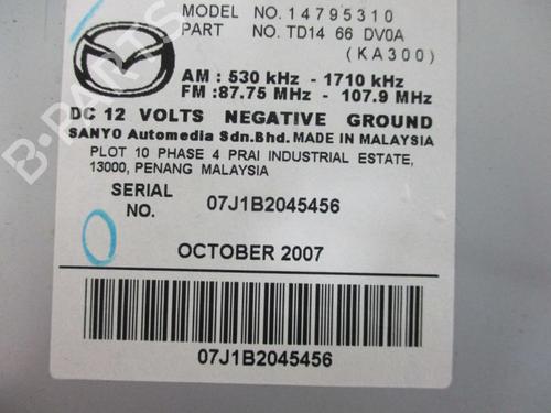 Electronic module MAZDA CX-9 (TB) 3.7 AWD (TB10A) | BP37111767M83 - Image 8
