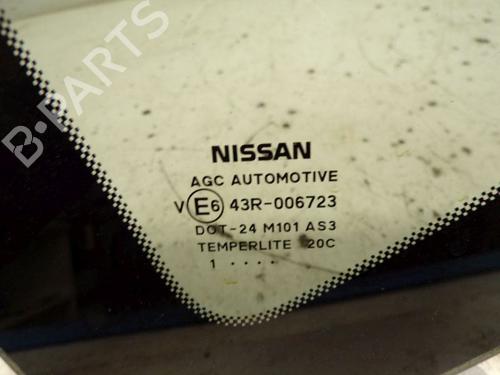 Rear left door window NISSAN QASHQAI I (J10, NJ10) 2.0 All-wheel Drive | BP29096805C20 