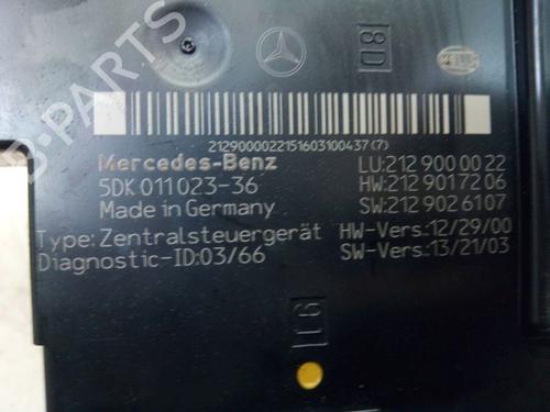 Control unit MERCEDES-BENZ E-CLASS T-Model (S212) E 200 CDI / BlueTEC (212.205, 212.206) | BP37135882M11 - Image 9