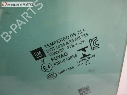 Rear left door window OPEL ASTRA K (B16) 1.0 Turbo (68) | BP18760076C20 