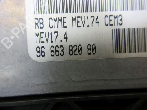 Engine control unit (ECU) PEUGEOT 207 (WA_, WC_) 1.4 16V | BP31702235M57 