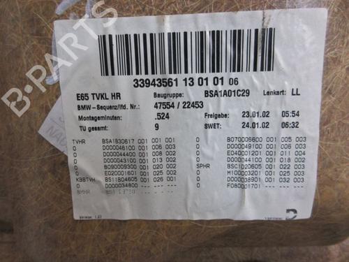 Rear right panel BMW 7 (E65, E66, E67) 735 i, Li | BP37122089C61 - Image 10