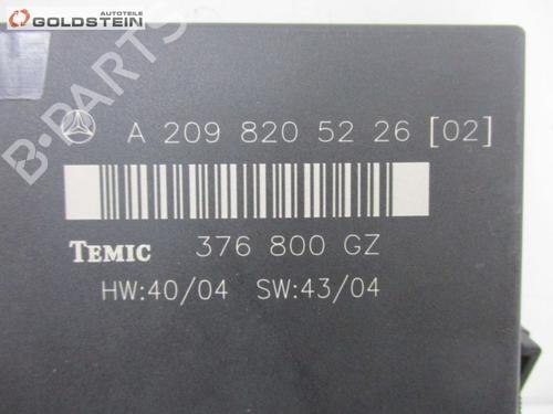 Control unit MERCEDES-BENZ CLK (C209) CLK 200 Kompressor (209.342) | BP18753400M11 