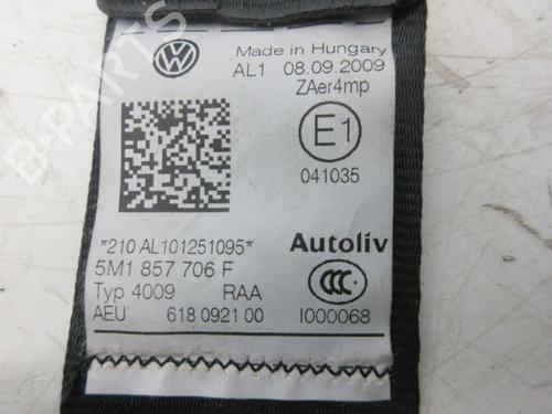 Front right seatbelt VW GOLF PLUS V (5M1, 521) 1.4 TSI | BP29098162I25  - Image 9