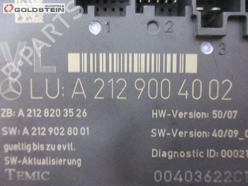 Control unit MERCEDES-BENZ C-CLASS T-Model (S204) C 250 CDI (204.203) | BP18789412M11