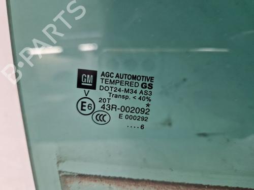 Rear right door window OPEL ZAFIRA TOURER C (P12) 2.0 CDTi (75) | BP32343720C21