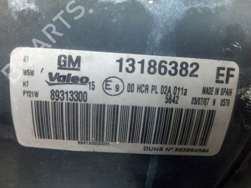 Right headlight OPEL CORSA D (S07) 1.0 (L08, L68) | BP29523827C29 