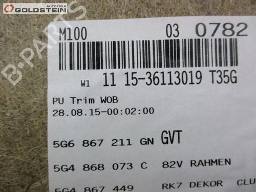 Rear left panel VW GOLF VII (5G1, BQ1, BE1, BE2) 1.6 TDI | BP18752166C60 