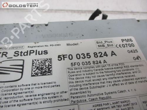 Radio SEAT LEON (5F1) 1.4 TSI | BP37108124E6 - Image 5