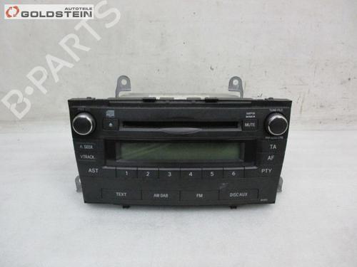 Used Radio TOYOTA AVENSIS Saloon (_T27_) 2.0 D-4D (ADT270_, ADT270R) (126 hp) 25224186