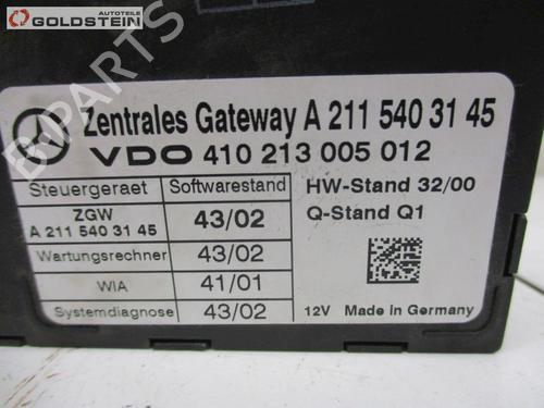 Control unit MERCEDES-BENZ E-CLASS (W211) E 270 CDI (211.016) | BP18761019M11 