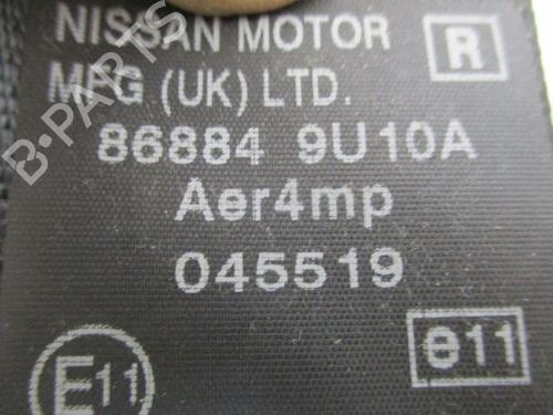 Front right seatbelt NISSAN NOTE (E11, NE11) 1.5 dCi | BP37121555I25 - Image 10