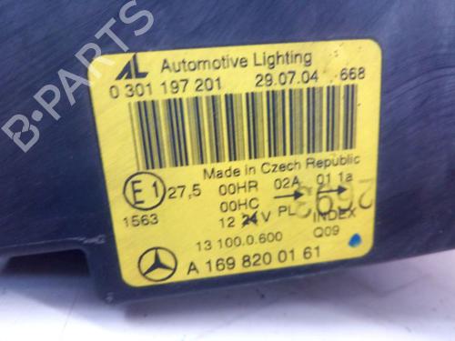 Left headlight MERCEDES-BENZ A-CLASS (W169) A 200 CDI (169.008, 169.308) | BP29106916C28 