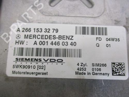 Engine control unit (ECU) MERCEDES-BENZ A-CLASS (W169) A 150 (169.031, 169.331) | BP18797722M57