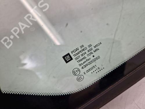 Front right quarter glass OPEL ZAFIRA TOURER C (P12) 1.6 CNG (75) | BP29104074C112 