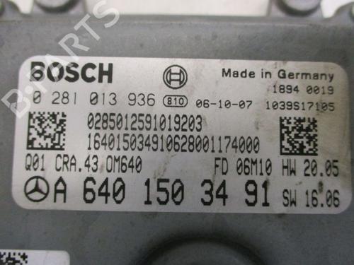 Engine control unit (ECU) MERCEDES-BENZ A-CLASS (W169) A 160 CDI (169.006, 169.306) | BP37116973M57 - Image 5