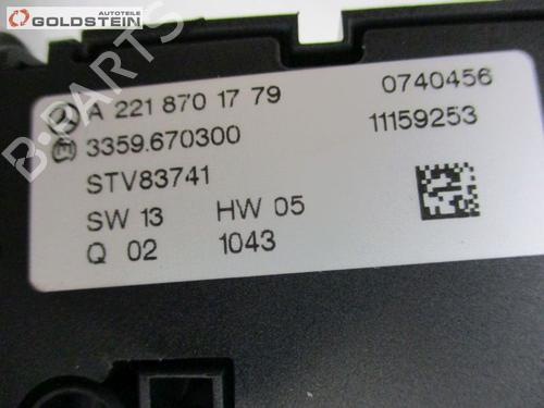 Switch MERCEDES-BENZ S-CLASS (W221, V221) S 350 BlueTec (221.026, 221.126) | BP37103573I30 - Image 5
