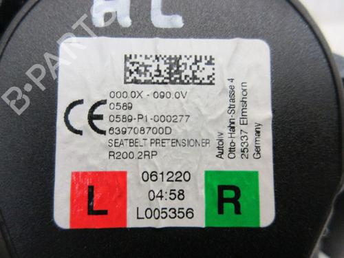 Rear left seatbelt BMW 5 (G30, F90) 520 i | BP37131740I29  - Image 8