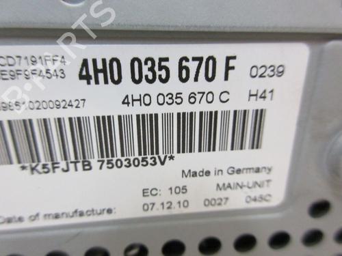 Electronic module AUDI A8 D4 (4H2, 4H8, 4HC, 4HL) 3.0 TDI quattro | BP34738879M83 - Image 10
