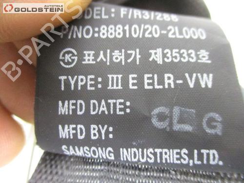 Front right seatbelt HYUNDAI i30 (FD) 1.6 | BP38025978I25 - Image 2
