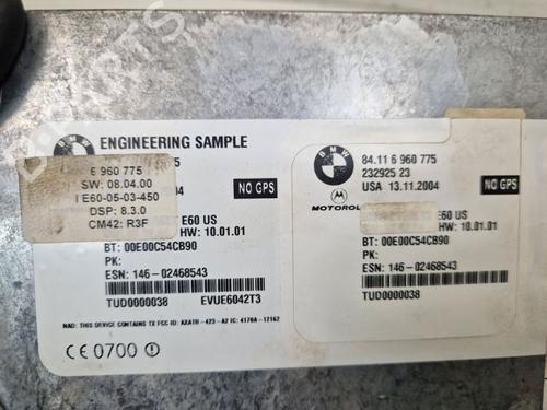 Control unit BMW 5 (E60) 530 i | BP37133866M11 - Image 6