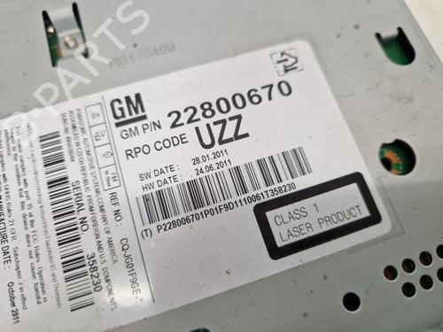 Radio OPEL ASTRA J (P10) 1.4 Turbo (68) | BP25979676E6 