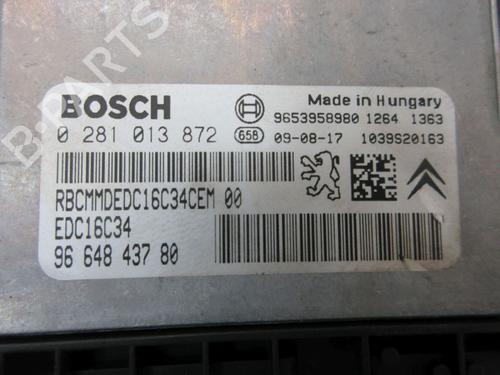 Engine control unit (ECU) CITROËN C5 II Break (RE_) 1.6 HDi (RE9HZC, RE9HYB) | BP36215432M57  - Image 7