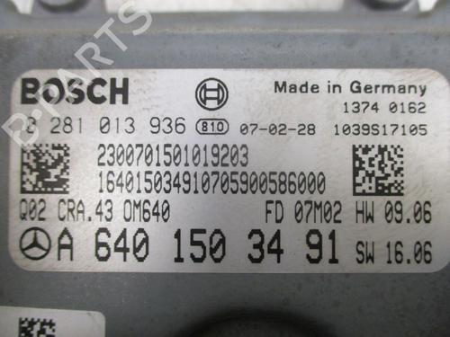 Engine control unit (ECU) MERCEDES-BENZ A-CLASS (W169) A 160 CDI (169.006, 169.306) | BP19296313M57 