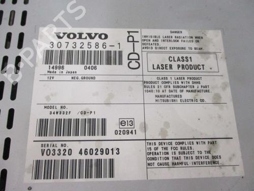 Radio VOLVO V50 (545) 2.4 | BP18796419E6 