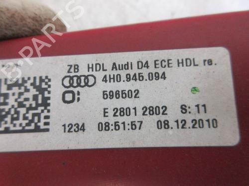 Right tailgate light AUDI A8 D4 (4H2, 4H8, 4HC, 4HL) 3.0 TDI quattro | BP37122758C80 - Image 7