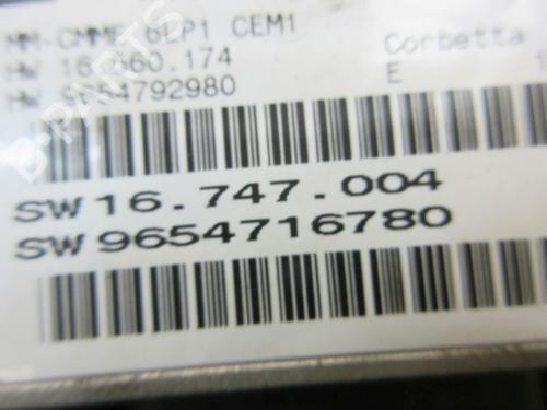 Engine control unit (ECU) PEUGEOT 307 CC (3B) 2.0 16V | BP29089457M57 