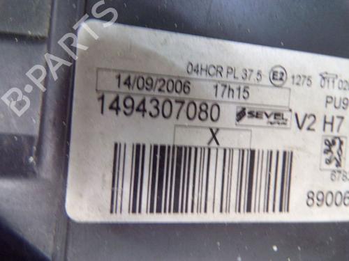 Right headlight PEUGEOT 807 (EB_) 2.0 HDi | BP29086139C29 