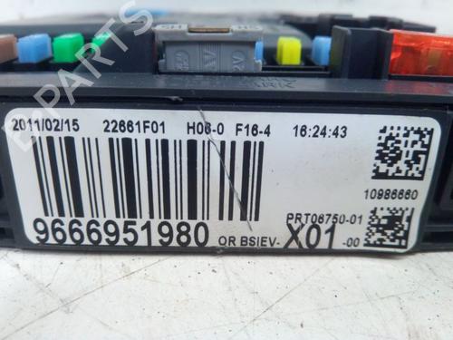 Fuse box PEUGEOT 207 CC (WD_) 1.6 16V | BP31701791E1 
