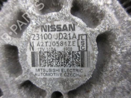 Alternator NISSAN QASHQAI / QASHQAI +2 I (J10, NJ10, JJ10E) 2.0 All-wheel Drive | BP21138147M7 