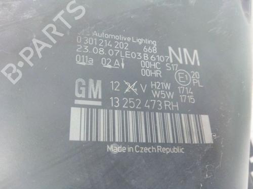 Right headlight OPEL ZAFIRA / ZAFIRA FAMILY B (A05) 1.8 (M75) | BP29106561C29 