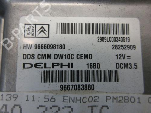 Engine control unit (ECU) PEUGEOT 5008 (0U_, 0E_) 2.0 HDi | BP37128512M57 - Image 6