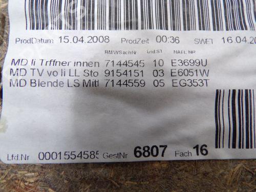 Front left panel BMW 3 (E90) 318 i | BP18805456C58 