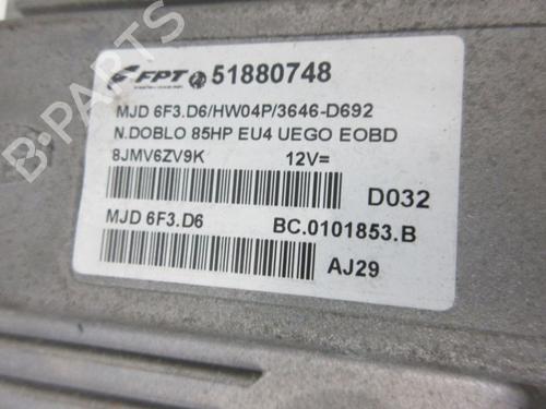 Engine control unit (ECU) FIAT DOBLO Cargo (263_) 1.3 D Multijet | BP37128670M57 - Image 7