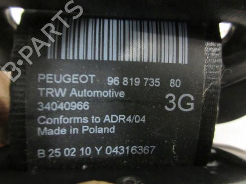 Rear left seatbelt PEUGEOT 5008 (0U_, 0E_) 2.0 HDi | BP29094577I29 