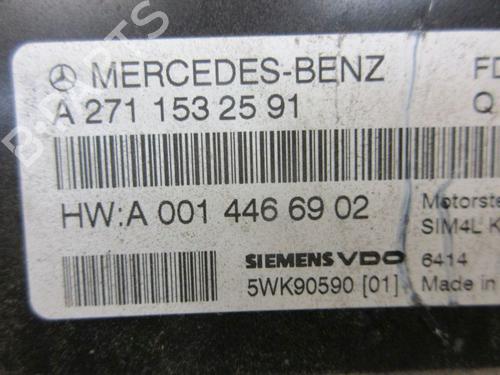 Engine control unit (ECU) MERCEDES-BENZ C-CLASS (W203) C 180 Kompressor (203.046) | BP29090156M57 