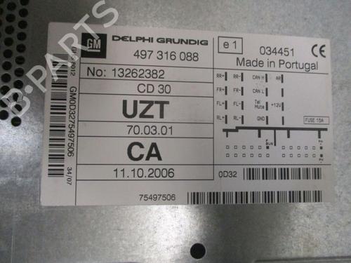Radio OPEL CORSA D (S07) 1.2 (L08, L68) | BP18804705E6 