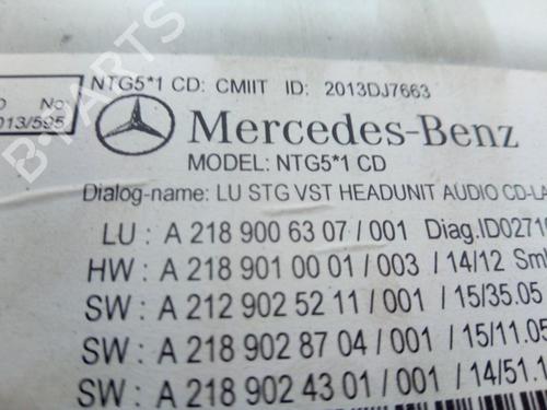 Radio MERCEDES-BENZ E-CLASS T-Model (S212) E 200 CDI / BlueTEC (212.205, 212.206) | BP29103910E6 
