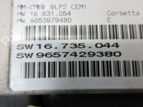Engine control unit (ECU) CITROËN C4 Coupe (LA_) 1.4 16V | BP38027878M57  - Image 5