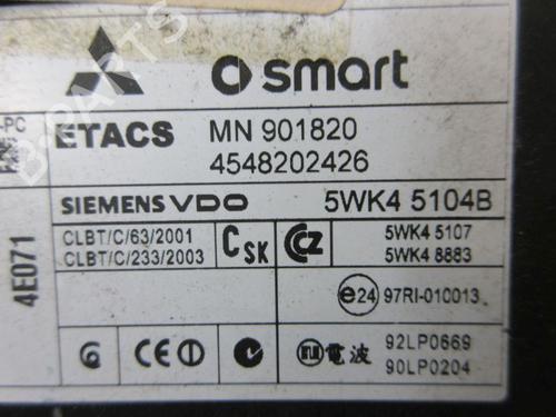 Control unit SMART FORFOUR (454) 1.3 (454.031) | BP19290580M11 