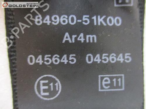 Rear right seatbelt SUZUKI SPLASH (EX) 1.0 (A5B310) | BP37102890I28 - Image 6