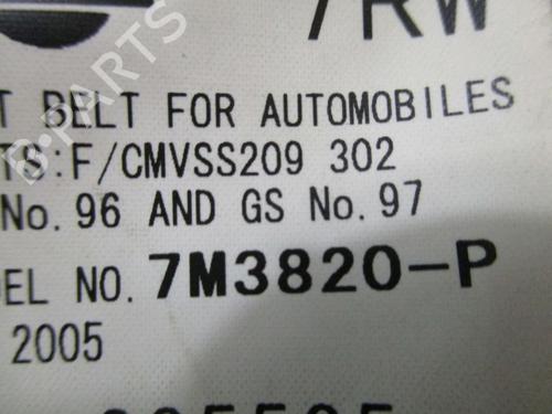 Front right seatbelt INFINITI G Saloon 37 | BP34342679I25  - Image 6