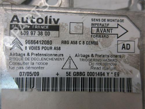 Control unit CITROËN C3 Picasso (SH_) 1.4 VTi 95 (SH8FSC, SH8FP0, SH8FP6) | BP38027932M11  - Image 5
